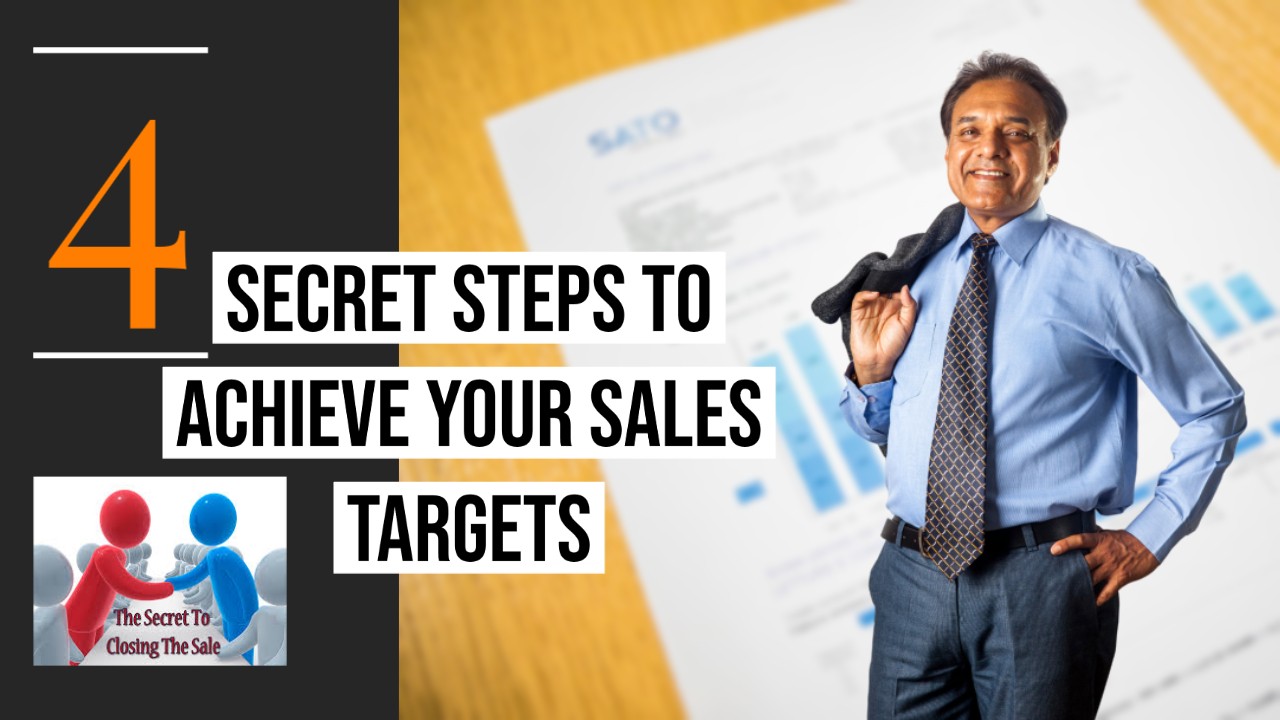 4 Secret Steps to Achieve your Sales Targets | Tips for Salespeople |Business Coach| Rakesh Sharma