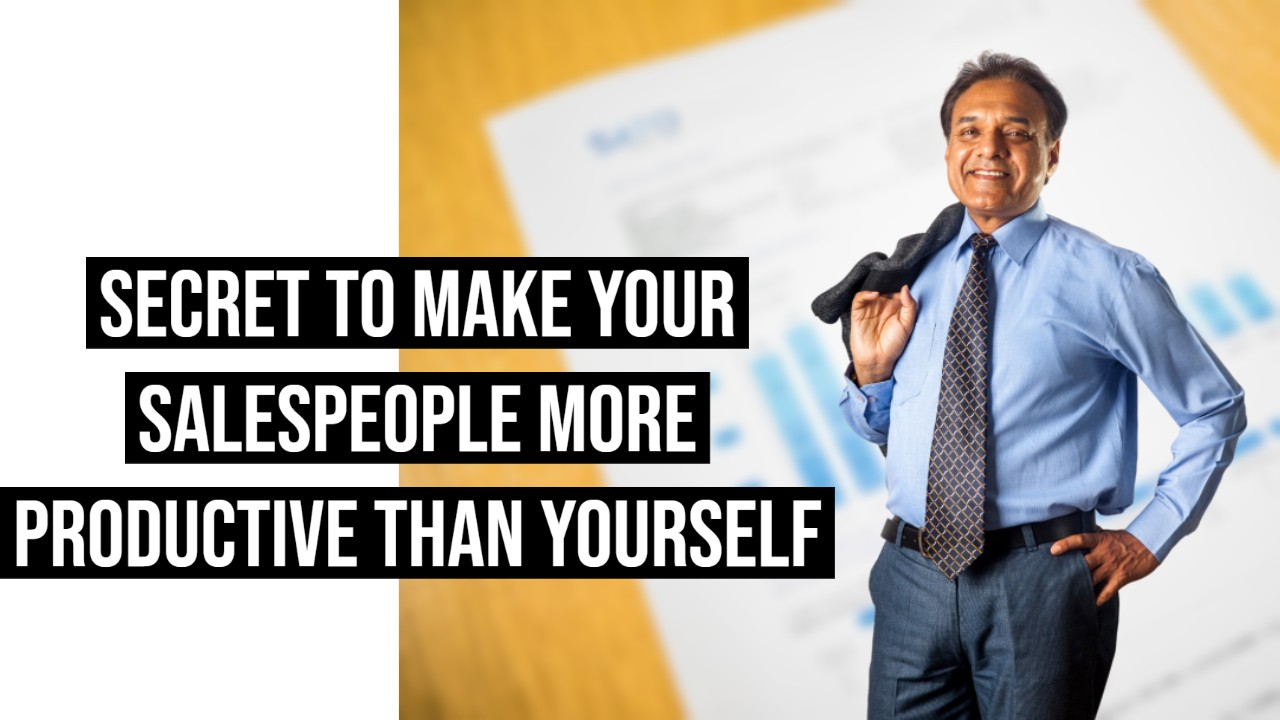 Secret to make your Salespeople more Productive than yourself | हिंदी में | Lockdown | Rakesh Sharma